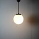 1950's, glass & bakelite pendant, Czechoslovakia