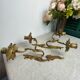 Two Louis XV style bronze wall candlesticks