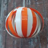 Moon pendant light vintage 1970 plexiglass