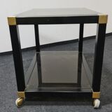 Vintage rolling side table