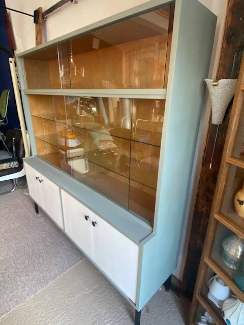 Vintage display cabinet bookcase