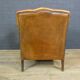 Vintage Art Deco Sheep Leather Armchair