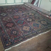 Handmade Persian Yalameh rug 370x261cm