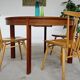 Extendable table with integrated Scandinavian style Self
