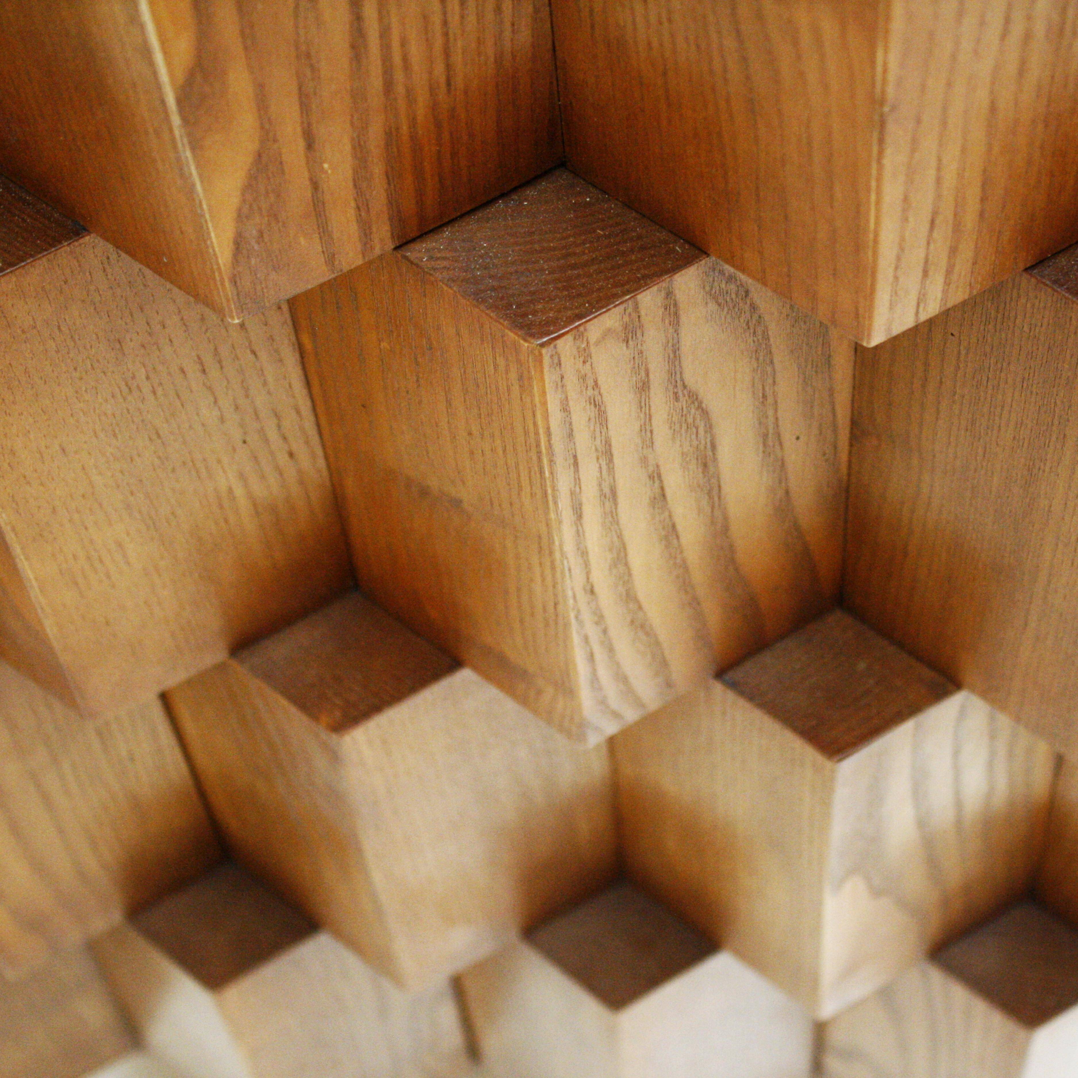 Mid-Century Modern Style Oak Wood and Black Glass Italian Sideboard