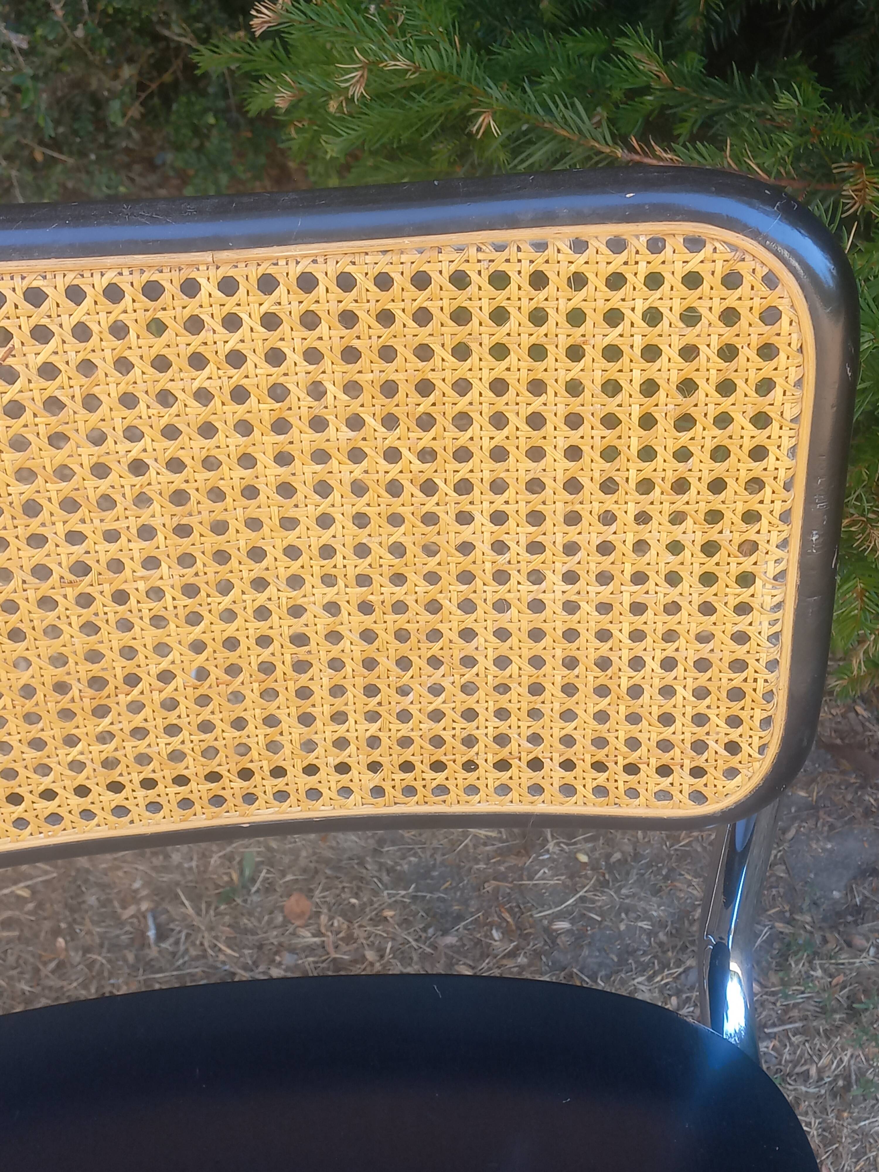 Pair of Marcel Breuer Cesca B32 chairs