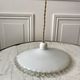 Suspension in serrated opaline and porcelain early twentieth century