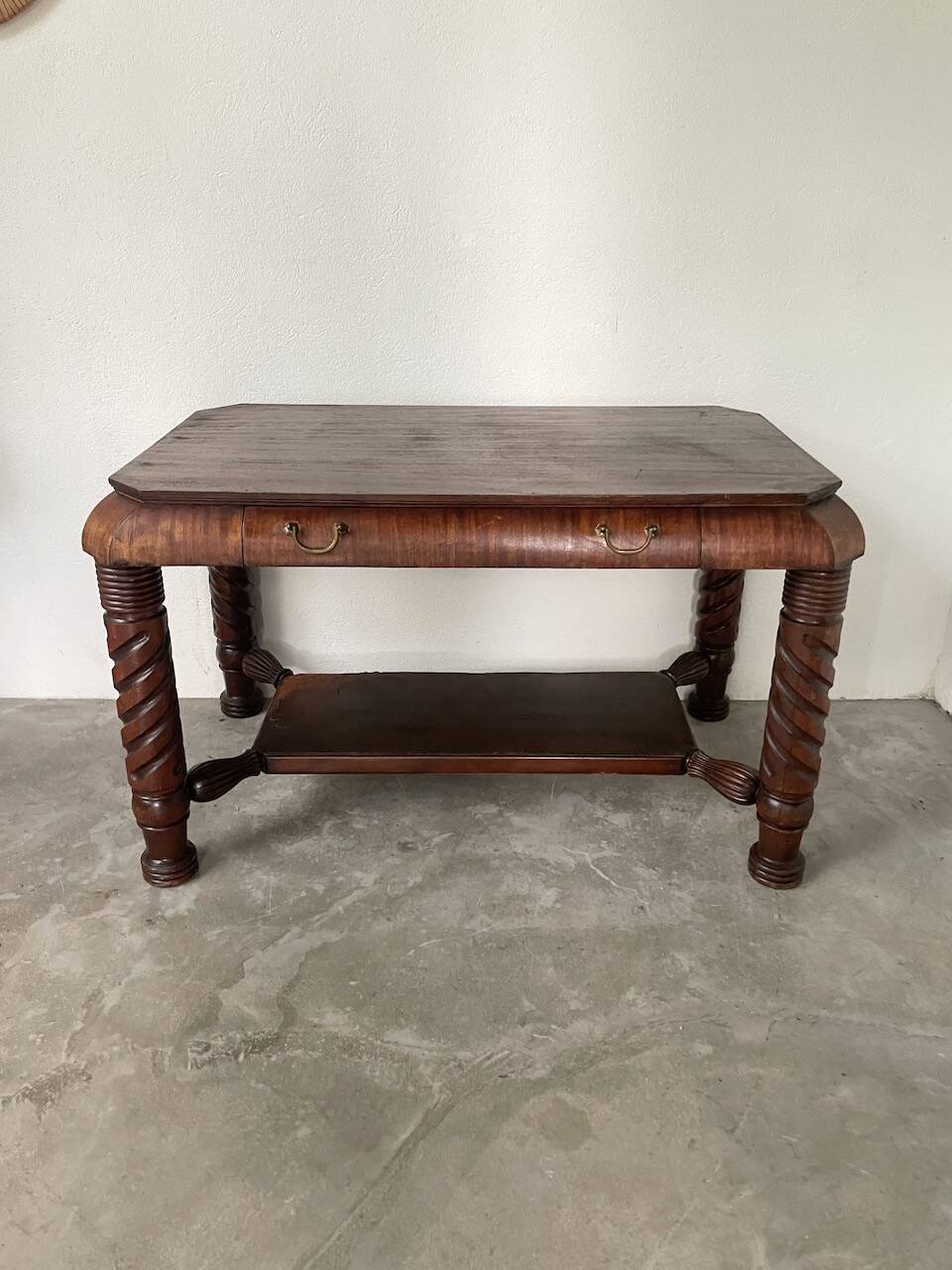 Bureau console acajou 1900