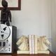 Pair of plaster horse bookends