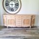 Louis XV style buffet in solid cherry wood, renovated.