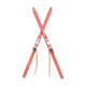 Wooden skis