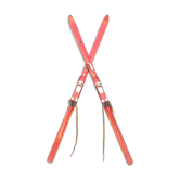 Wooden skis