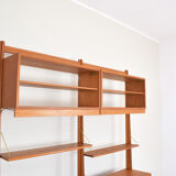 Mid-Century Teak Wall Unit by Torbjørn Afdal for Bruksbo, 1950s, Set of 2