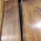 Old Parisian buffet in rustic oak 2 drawers 2 doors vintage country storage unit