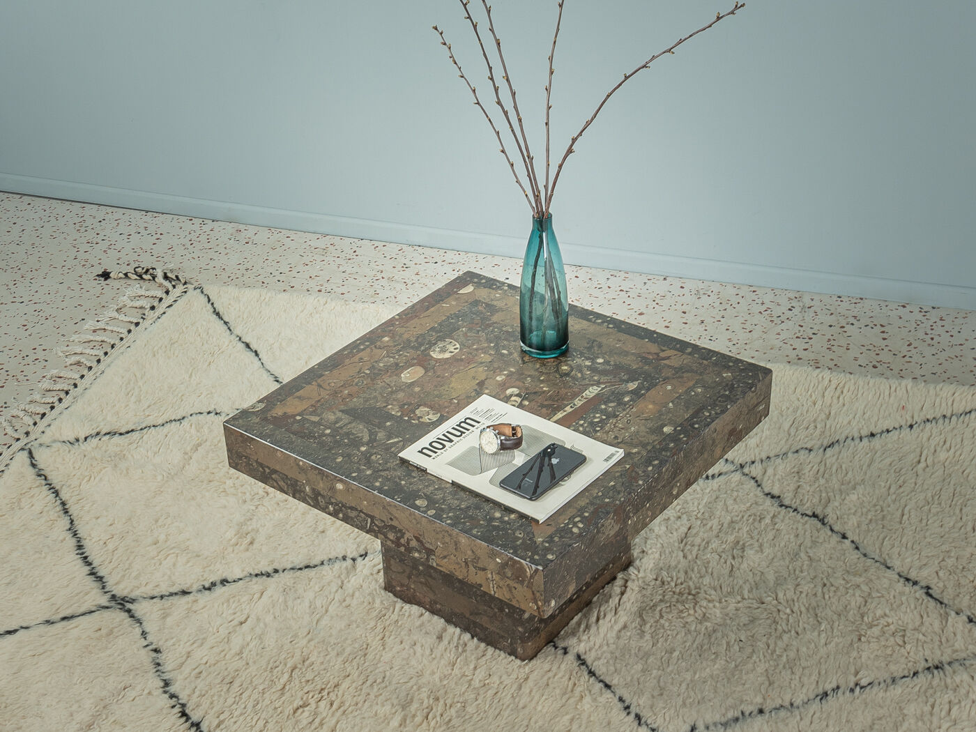 1960s marble coffee table