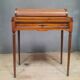 Louis XVI style cylinder desk in cherry wood