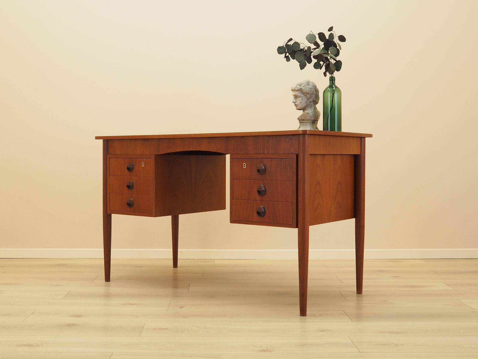 Teak desk, Danish design, 1970s, made in Denmark