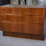 Scandinavian 3-drawer chest in rosewood, 1960s