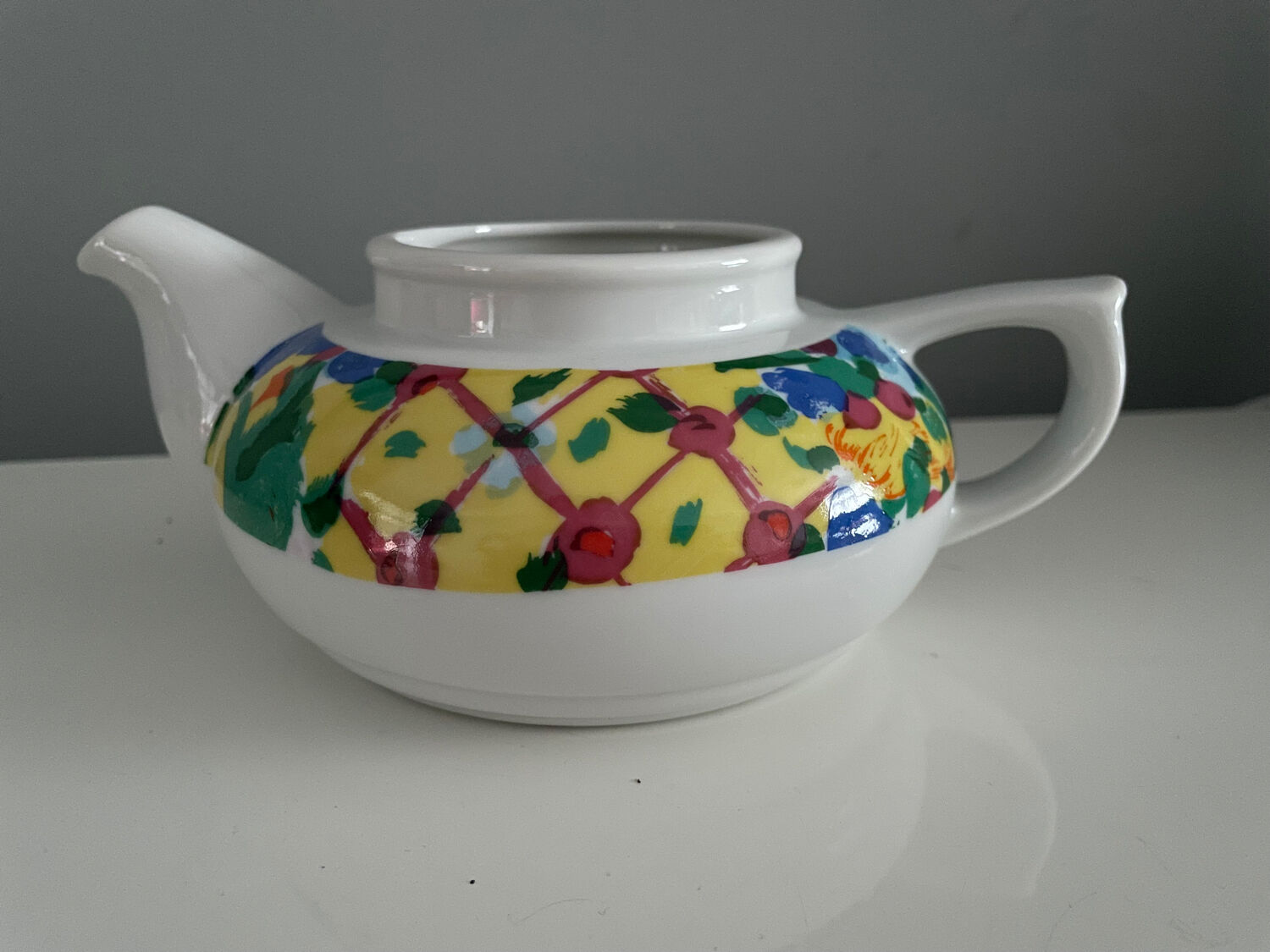 Teapot and its plate