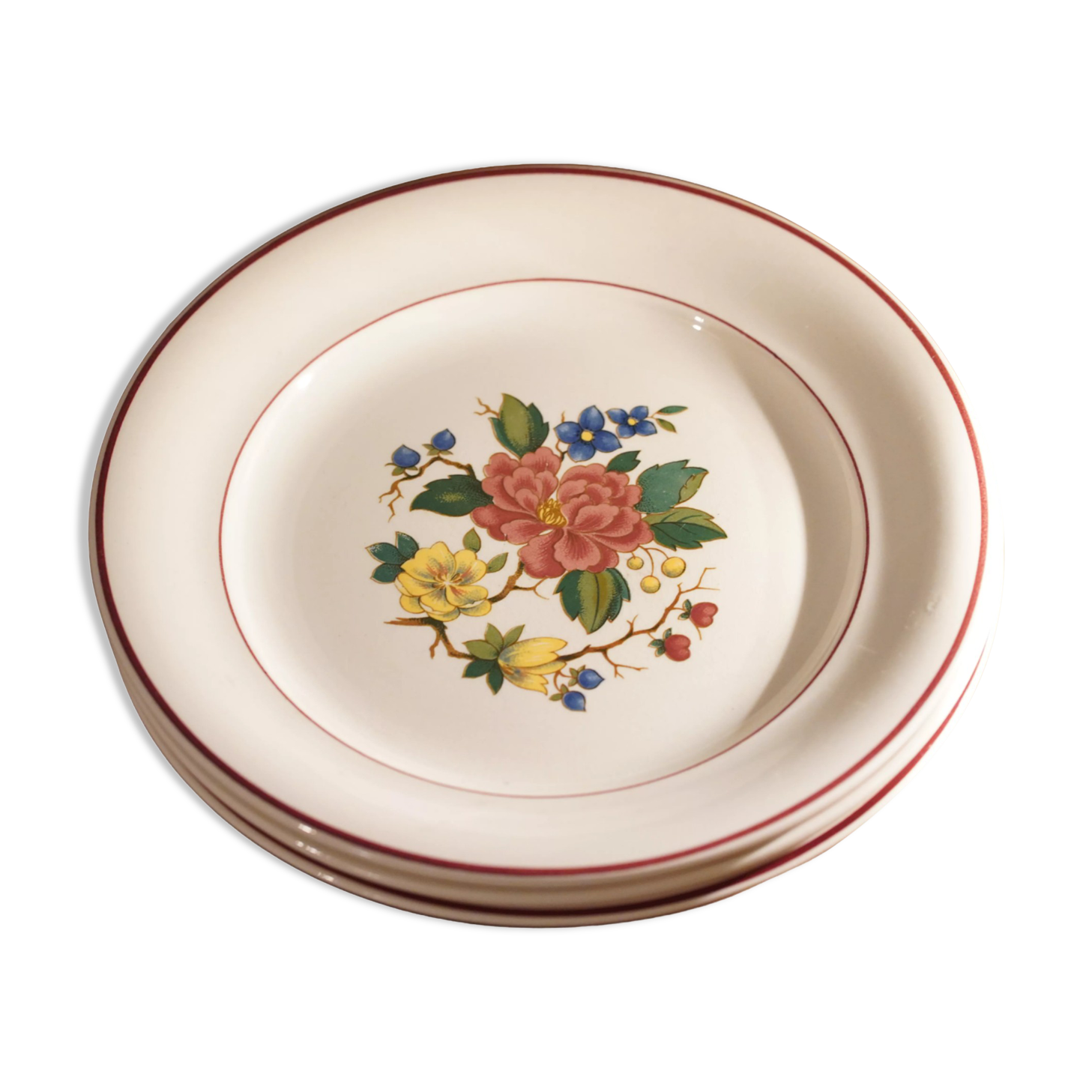 3 Villeroy & Boch dessert plates