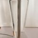 Lampe de bureau en cristal et acier inoxydable