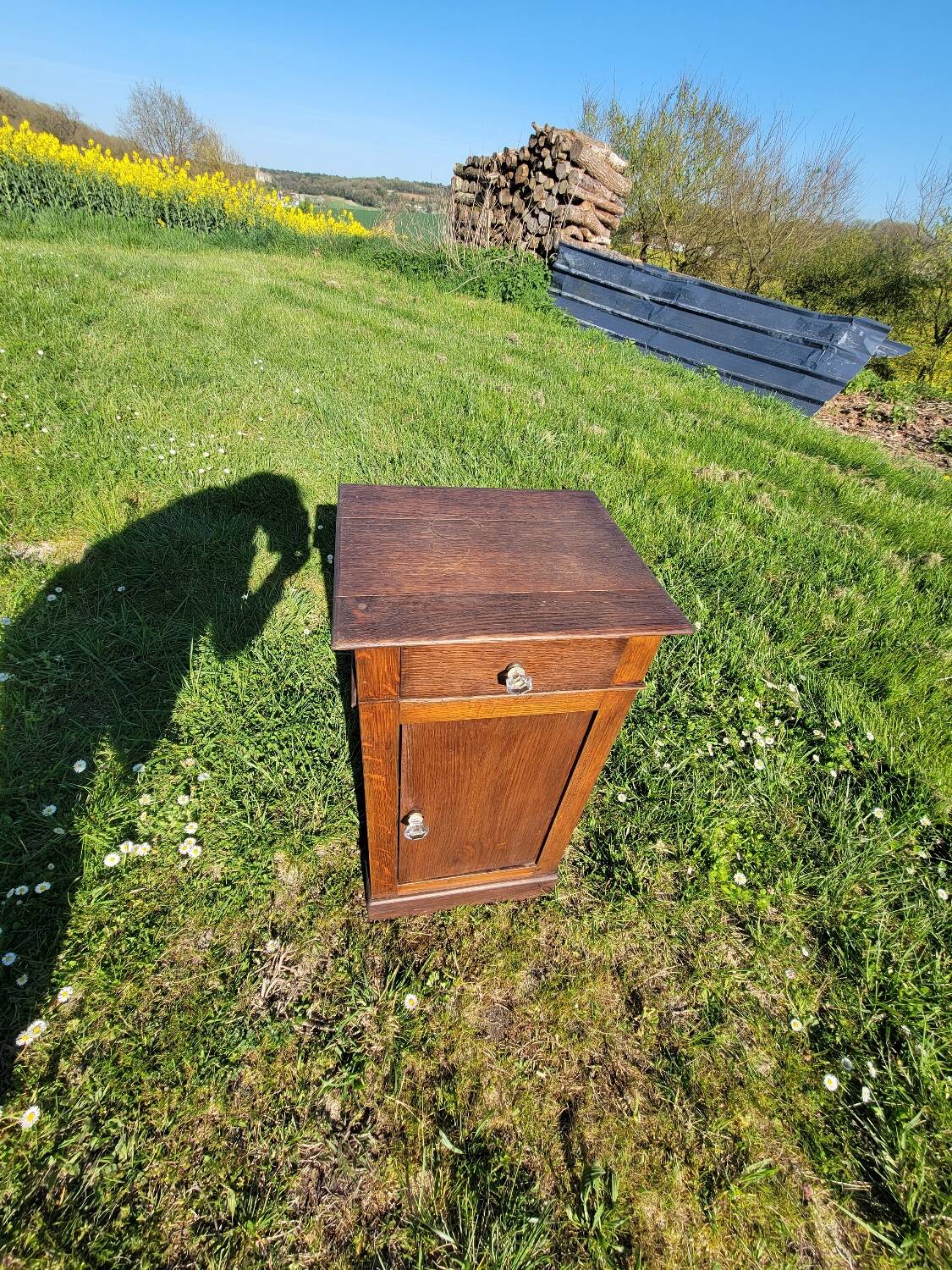 Louis Philippe bedside table