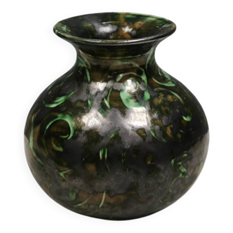 Très beau vase d'Erik Mornils pour Nittsjö, Suède, années 1950.