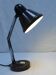 Vintage articulated desk lamp in brown metal and chrome years 60/70