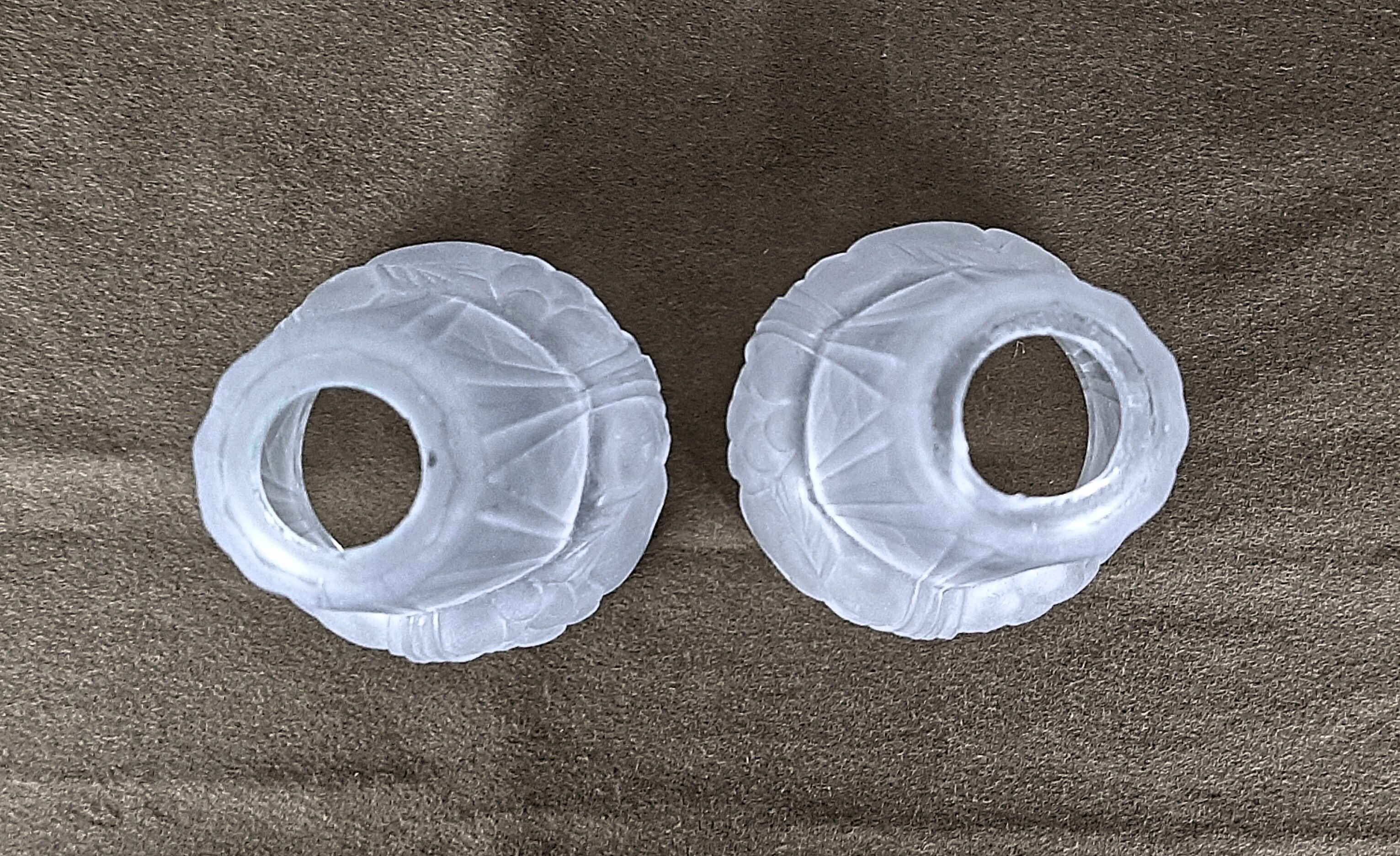 Pair of Art Deco period wall lamps