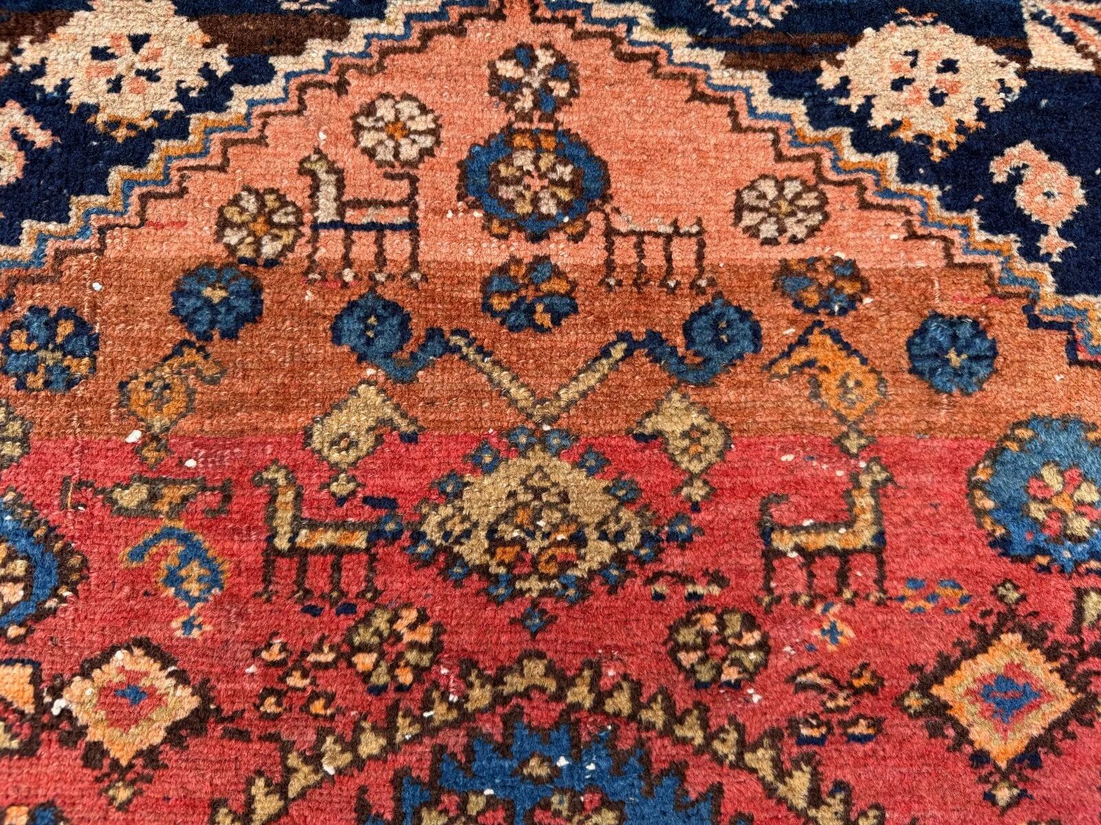 Tapis tribal vintage 130x185 cm, moyen, tapis oriental tribal 2543