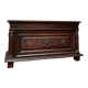 Chest in carved natural wood of the eighteenth century