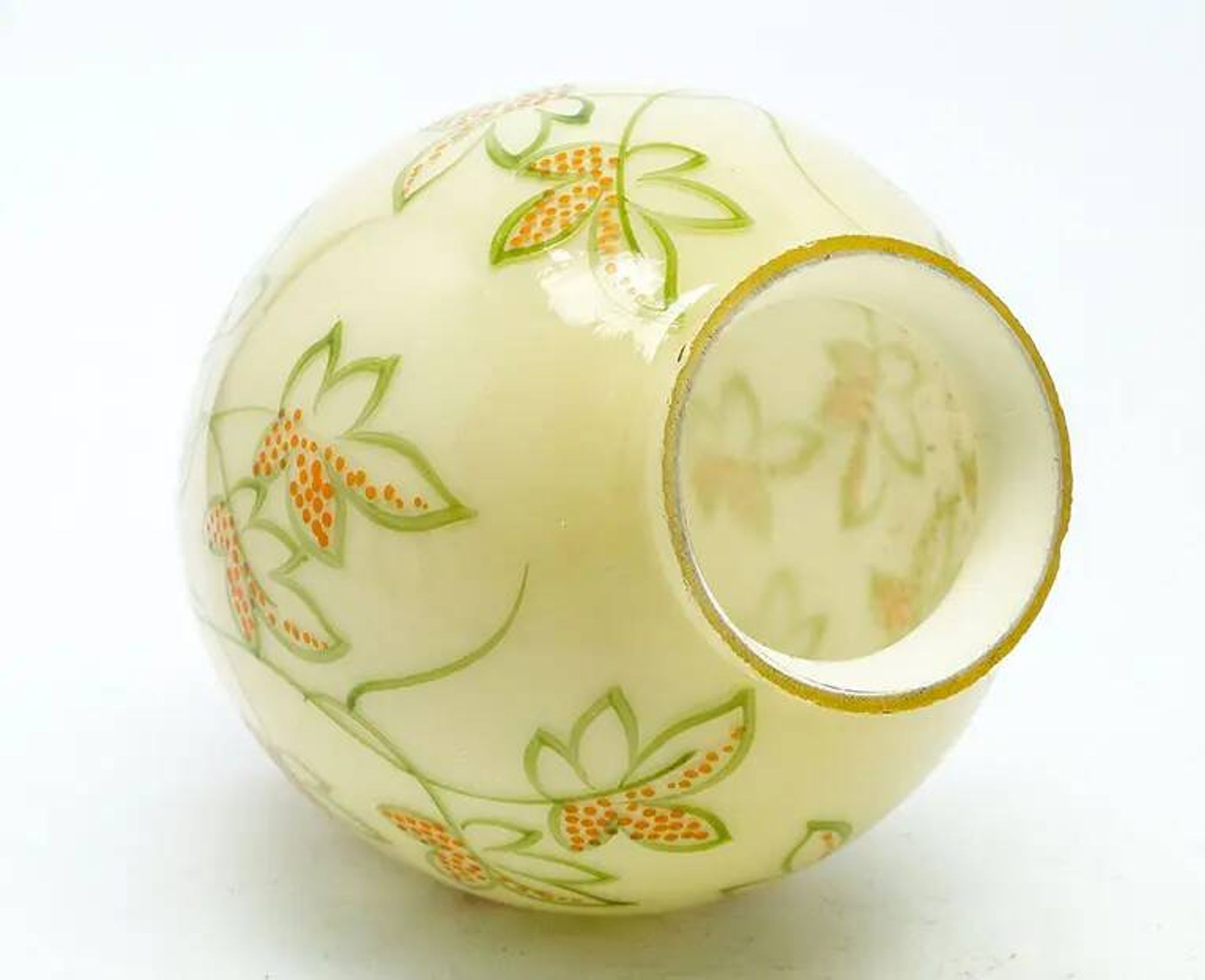 Art Deco vase, double-layered glass, 1930s