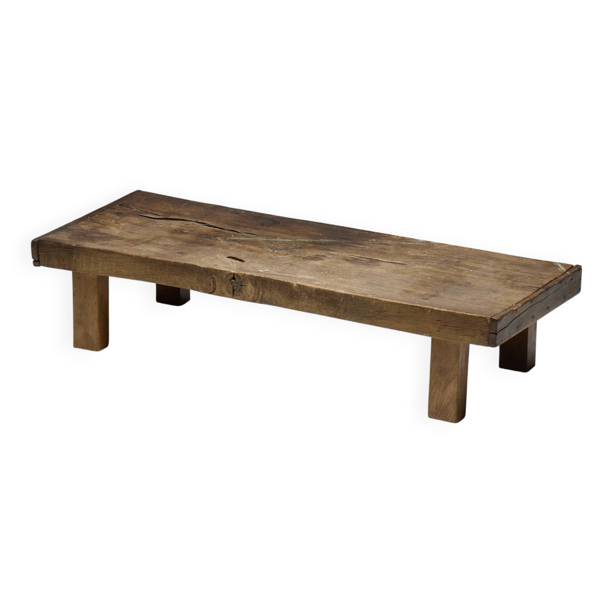 Low Farmhouse Coffee Table, France, Late 19th Century