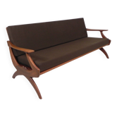 Three-seater teak sofa from De Ster Geldermalsen Gelderland, 1960s.