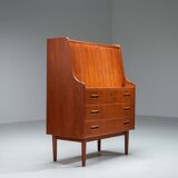 Danish mid-century secretaire by Gunnar Nielsen Tibergaard