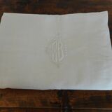 White linen tablecloth