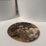 Dish in petrified wood