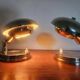 Pair of Very Rare Bauhaus Chrome Table Lamps, Art Deco, Franta Anyz, 1930s
