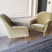 Together chairs Danish club 50 years Organic Green soft iced