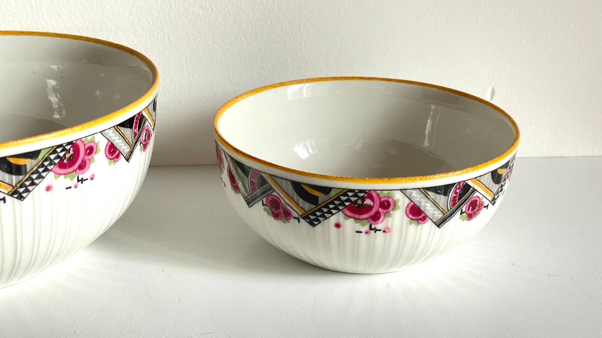 Saladiers mehun decor art deco