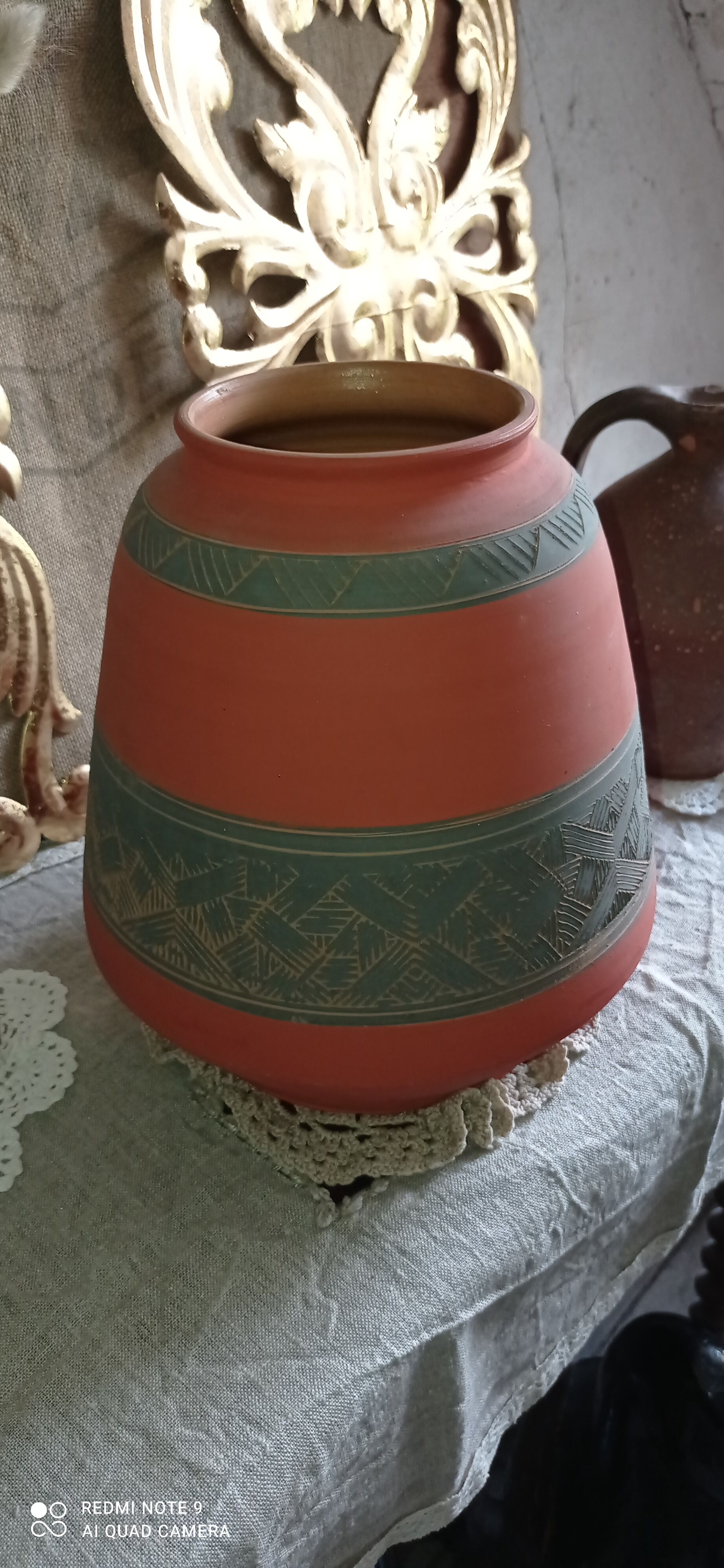 Sandstone vase