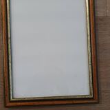 Set of 2 wooden frames with gilded edging