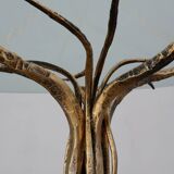 Mid-century forged metal coffee table by Salvino Marsura, Italy 1960s