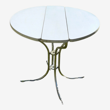 Table formica pliante à volets design 1960-70