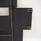 Mirror in gilded metal with leaf. in the taste of Marc du Plantier