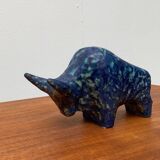 Ancient German sculpture Taurus in pottery by Otto Keramik.