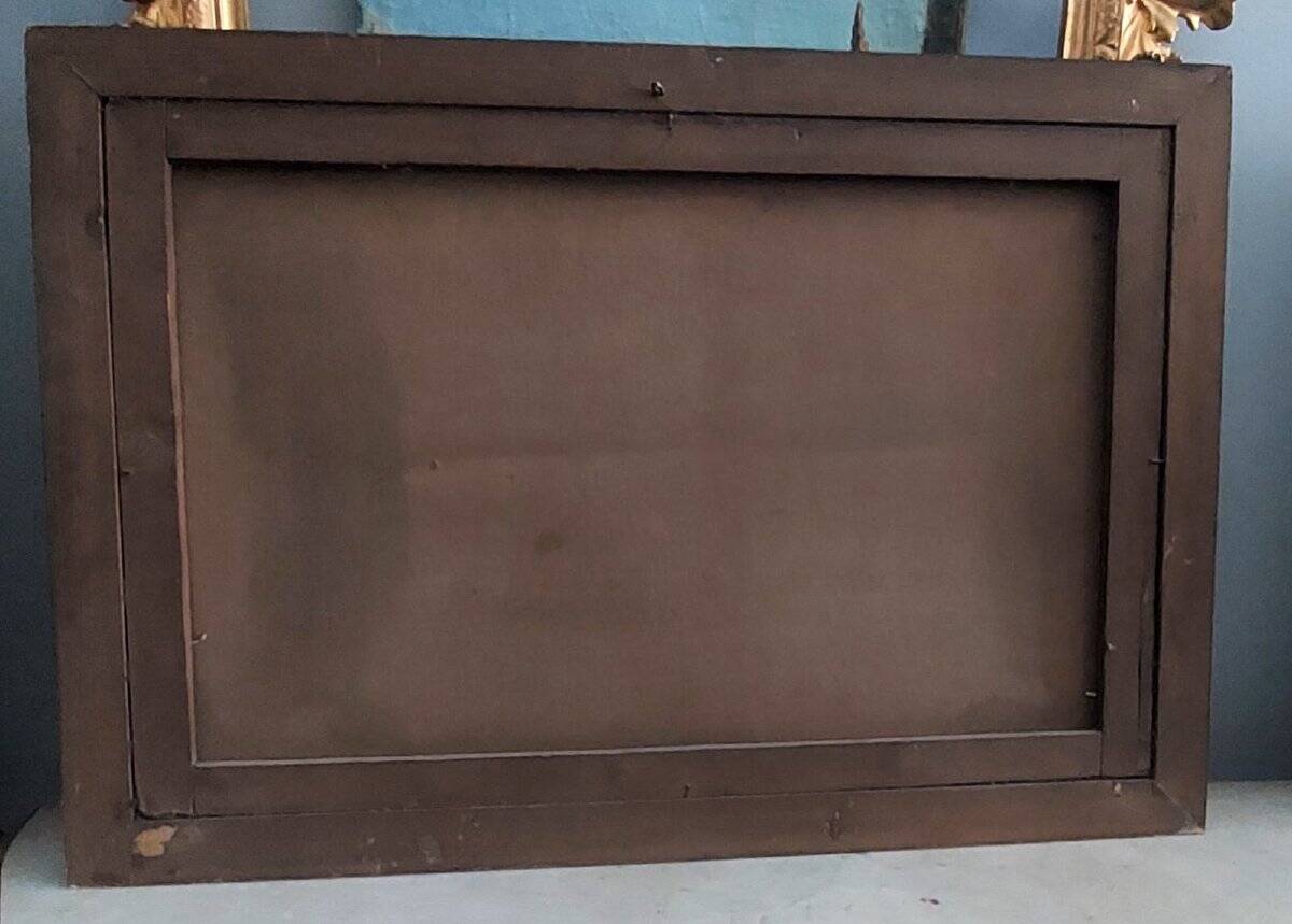 Peinture à l'huile sur toile nature morte aux fleurs, début du XIXe siècle