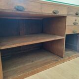 Oak shop counter