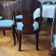 8 solid mahogany chairs