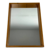 Vintage Scandinavian mirror pinewood